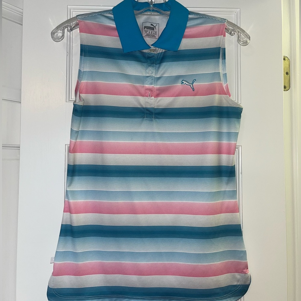 Puma collard golf shirt